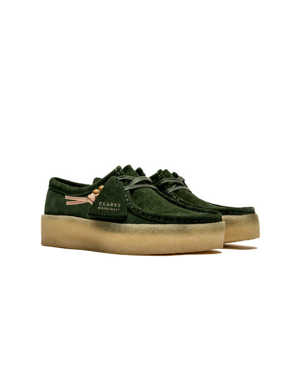 clarks-wallabee-cup-dark-green